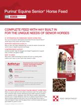 Purina® Equine Senior ®  Horse Feed