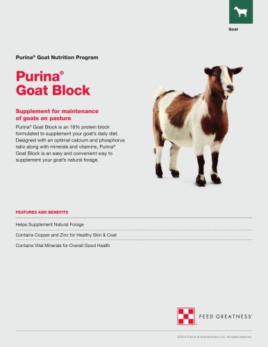 Purina® Goat Block