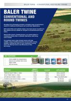 BALER TWINE - CONVENTIONAL AND ROUND TWINES