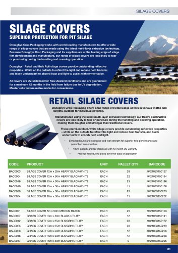 SILAGE COVERS