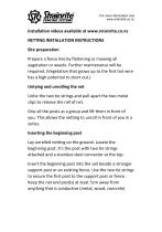 NETTING INSTALLATION INSTRUCTIONS