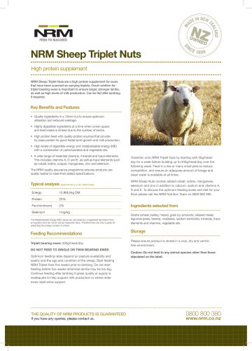 Sheep Triplet Nuts