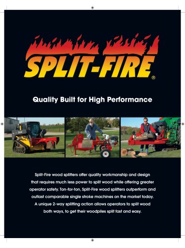 BROCHURE Log Splitters