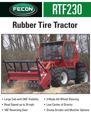 rtf230-rubber-tire-tractor