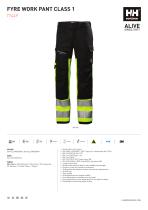 FYRE WORK PANT CLASS 1 77449