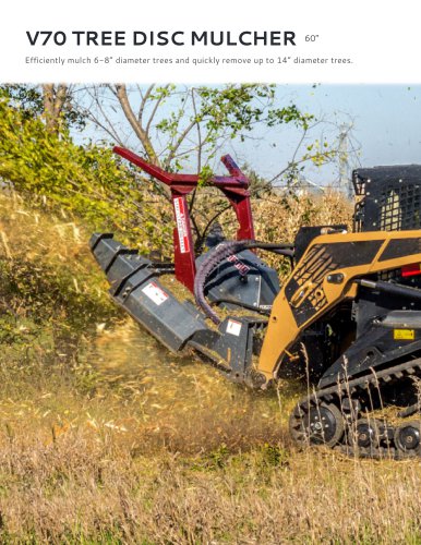 V70 TREE DISC MULCHER