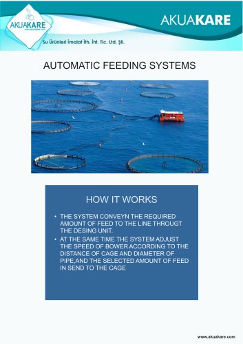 AUTOMATIC FEEDING SYSTEMS