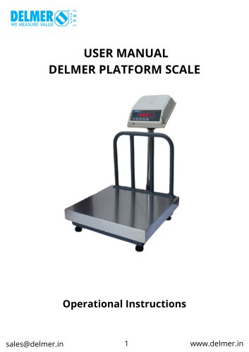 DELMER PLATFORM SCALE