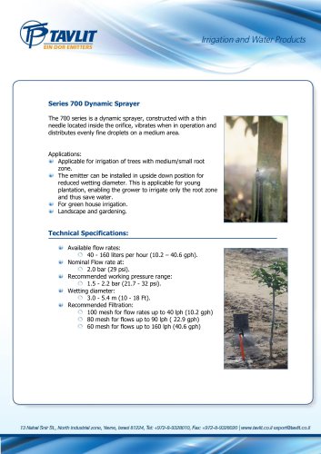 Series 700 Dynamic Sprayer