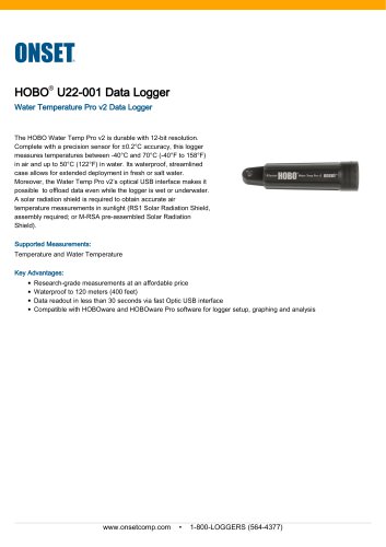 HOBO®  U22-001 Data Logger