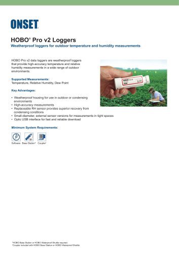 HOBO®  Pro v2 Loggers