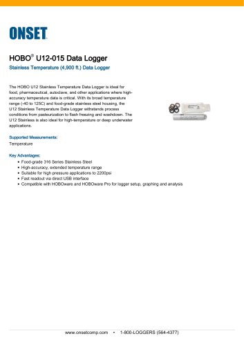 U12-015 Data Logger