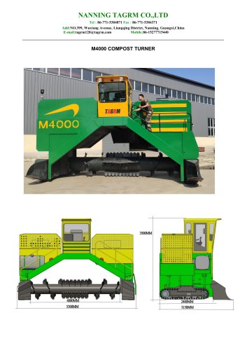 M4000 compost turner