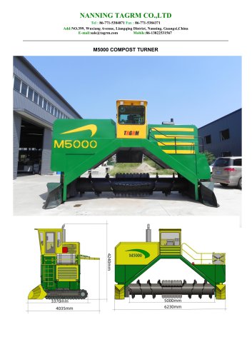 M5000 compost turner