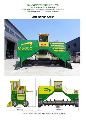 M5000 COMPOST TURNER - WHEEL TYPE