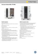 Desiccant dehumidifier TTR 800