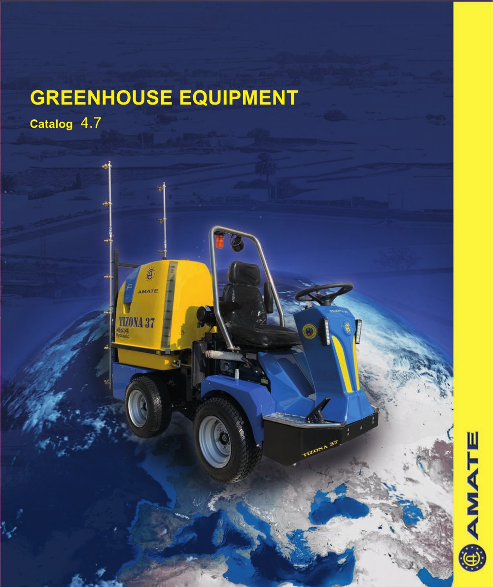 GREENHOUSE EQUIPMENT Catalog 4.7 - Carretillas Amate S.L.