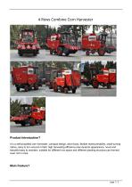 4-rows-combine-corn-harvester