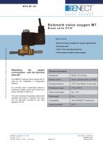 Solenoid valve oxygen M7