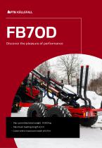 Forestry trailer FB70D
