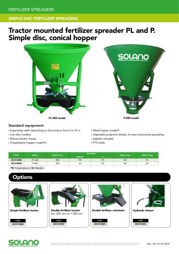 Fertilizer spreaders