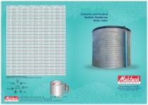 CYLINDIRICAL PVC MEMBRANE MODULAR TANK