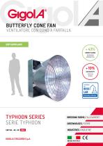 NEW BUTTERFLY CONE FAN TYPHOON 55"