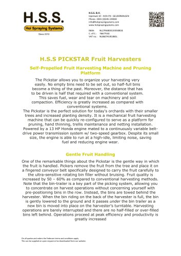 simplifying fruit harvest