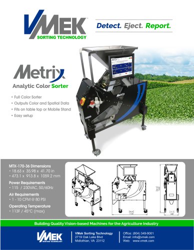 Metrix Analytic Color Sorter