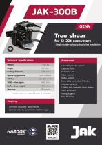 JAK-300B GEN4 Tree shear