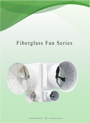 Fiberglass Cone Fan Series AF, MPF, EAF, SF