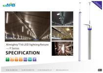 IP66 Dimmable 360 degree Beam Angle Vertically Hanging T16 Poultry Lighting