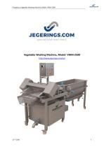 VWM-2500 Vegetable Washing Machine