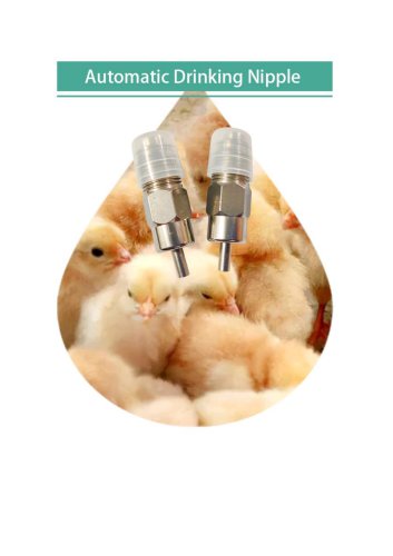 304 Stainless Steel Poultry Nipple Drinker for Broilers or Layers
