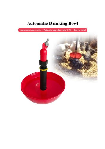 Automatic Large Poultry Water Cup for Turkey Goose Duck Rooster