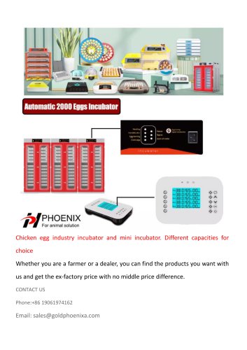 Chicken Egg Industry Incubator and Mini Incubator