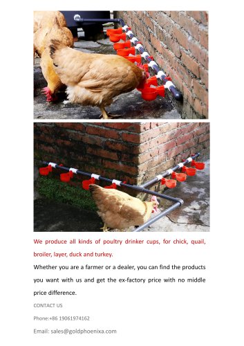 DIY Poultry Water Cup