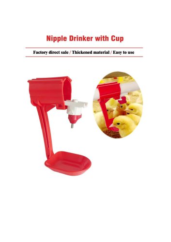 J-Lock Nipple Drinker with Cup