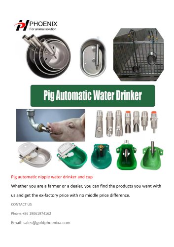 Pig Automatic Nipple Drinker