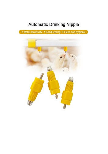 Poultry Nipple Drinker for Broilers or Layers