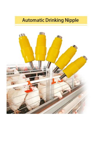 Poultry Nipple Drinker for Broilers or Layers