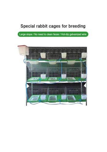Rabbit Breeding Cage