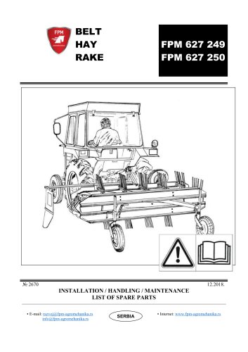 BELT HAY RAKE