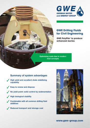 GWE Drilling Fluids for Civil Engineering