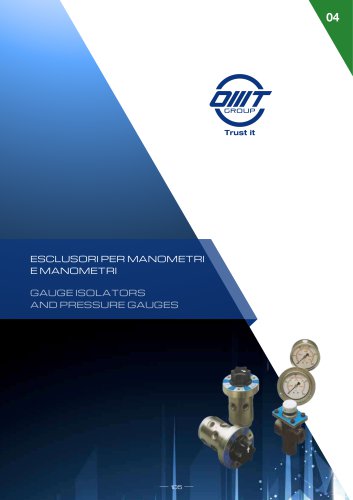 GAUGE ISOLATORS AND PRESSURE GAUGES