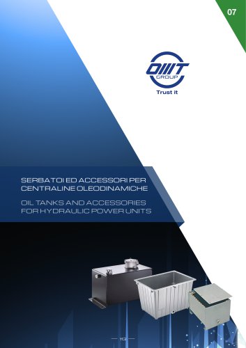 OIL TANKS AND ACCESSORIES FOR HYDRAULIC POWER UNITS