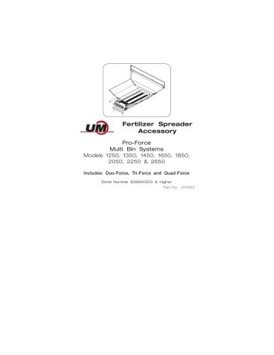 Pro-Force Multi Bin Systems