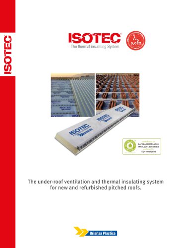 The under-roof ventilation and thermal insulating system for new and refurbished pitched roofs.