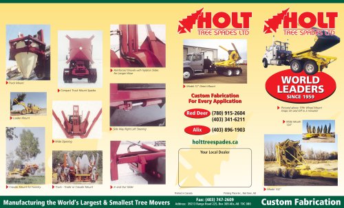 Holt Tree Spade Brochure