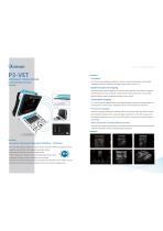 DAWEI P3-VET portable veterinary doppler ultrasound scanner